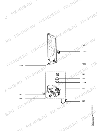 Схема №6 FAV80830U-W с изображением Модуль (плата) управления для посудомойки Aeg 973911236209004